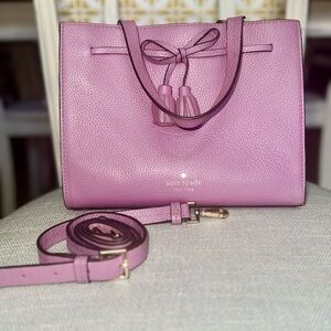 Kate Spade Purple Leather Crossbody Bag